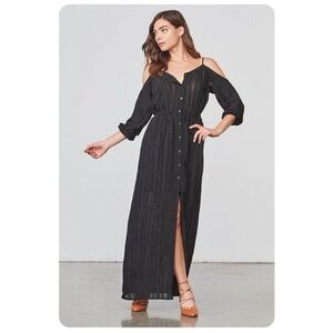 BB Dakota Black Long Sleeve Dress
